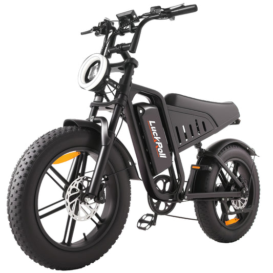 20-Inch Fat Tire Electric Dirt Bike 1500W Moped with NFC & Password Unlock